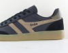 Gola Viper cuir noir beige