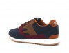 Faguo Ivy suede bleu marine marron bordeaux