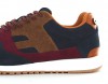 Faguo Ivy suede bleu marine marron bordeaux