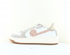 Noname Kelly sneaker blanc beige rose or