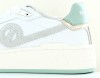 Noname Kelly sneaker blanc vert d'eau or