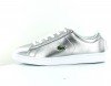 Lacoste Carnaby evo 318 metallisé Gris Argent-Blanc