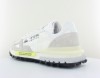 Lacoste Elite active blanc beige jaune fluo