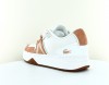 Lacoste L001 suede blanc ocre