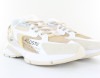 Lacoste L003 neo beige blanc argent