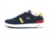 Lacoste Tclip bleu marine vert jaune rouge