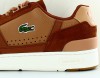 Lacoste Tclip leather marron beige