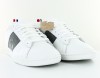 Lecoqsportif Courtclassic strap blanc gris