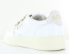 Autry Medalist bicolore blanc or beige