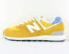 New Balance 574 jaune blanc bleu