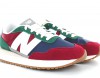 New Balance 237 rouge blanc vert gris