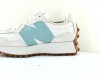 New Balance 327 beige bleu turquoise gomme