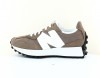 New Balance 327 beige fonce blanc