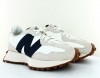 New Balance 327 blanc bleu marine beige