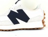 New Balance 327 beige bleu marine blanc gomme