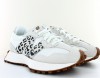 New Balance 327 blanc leopard