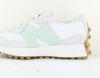 New Balance 327 blanc beige vert pastel