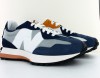 New Balance 327 bleu marine gris orange