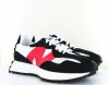 New Balance 327 noir blanc rouge