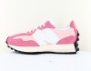 New Balance 327 rose blanc