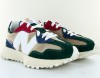 New Balance 327 serviette eponge beige vert bleu