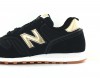 New Balance 373 femme suede noir or