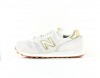 New Balance 373 femme suede beige or