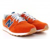 New Balance 373 suede orange bleu