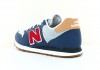 New Balance 500 bleu rouge marron gomme