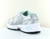 New Balance 530 blanc argent vert pastel