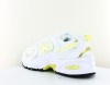 New Balance 530 blanc jaune fluo