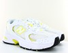 New Balance 530 blanc jaune fluo