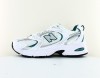 New Balance 530 blanc argent vert