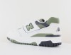 New Balance 550 blanc olive noir