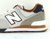 New Balance 574 beige blanc gris marron