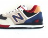 New Balance 574 beige bleu gris jaune rouge