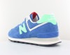 New Balance 574 bleu vert rouge blanc