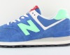 New Balance 574 bleu vert rouge blanc