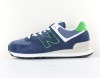New Balance 574 bleu vert blanc