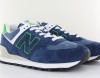 New Balance 574 bleu vert blanc