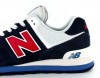 New Balance 574 classic Bleu marine rouge