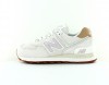 New Balance 574 femme beige rose beige