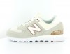 New Balance 574 Femme Suede Beige rose gold