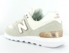 New Balance 574 Femme Suede Beige rose gold