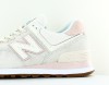 New Balance 574 femme beige rose gomme