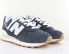 New Balance 574 femme bleu marine beige gomme