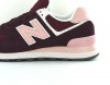 New Balance 574 femme bordeaux rose