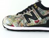 New Balance 574 femme floral pack noir or multicolor