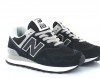 New Balance 574 femme noir gris blanc