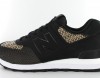 New Balance 574 tech raffia noir-or